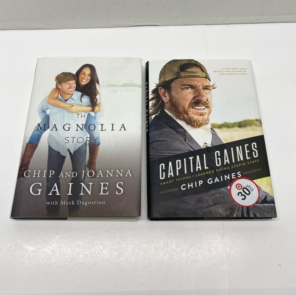 The Magnolia Story Capital Gaines Chip & Joanna Gains 2 Books Informative Read
